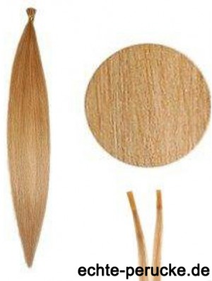 Blonde Straight Stick / I Tip Haarverlängerungen