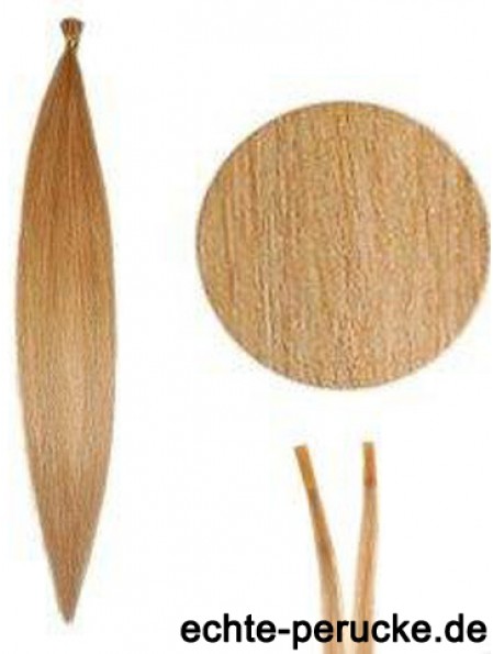 Blonde Straight Stick / I Tip Haarverlängerungen
