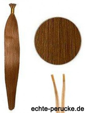 Auburn Straight Stick / I Tip Haarverlängerungen