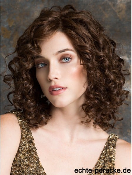 Cheap Lace Front Wig With Bangs 100% Hand Tied Shoulder Length