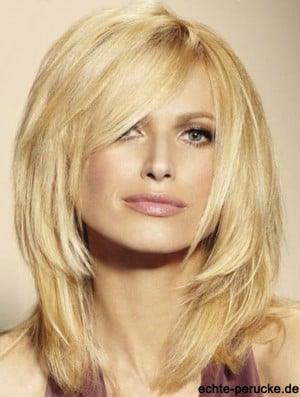 Blonde Mono Top Wig UK With Remy Human Lace Front