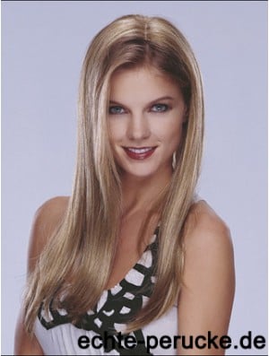 Halbblonde Perücke Lace Front Long Length Straight Style