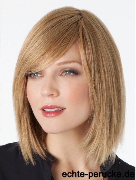 Spitze vorne schulterlang gerade blond trendy Bob Perücken