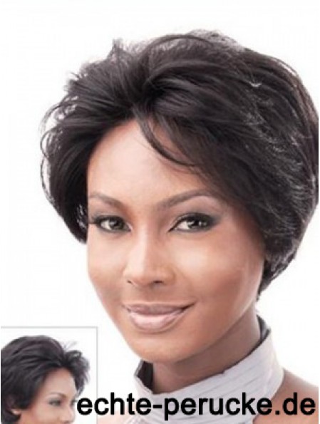 Fabulous Auburn Short Straight Layered Lace Front Perücken