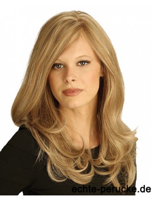 Mit Pony Long Blonde Wavy New Petite Perücken