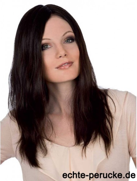 Günstigste 18 Zoll Auburn Long ohne Pony Straight Lace Perücken