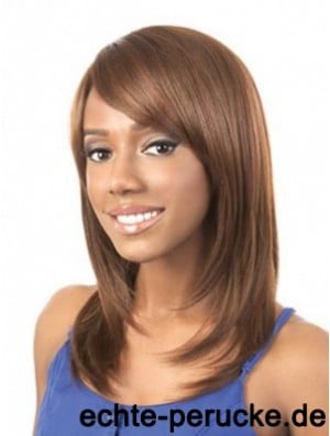 Wigs For Woman Brown Color Straight Style Shoulder Length