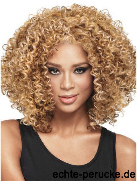 Afrikanische Frisur Mit Capless Kinky Style Blonde Farbe Schulterlänge