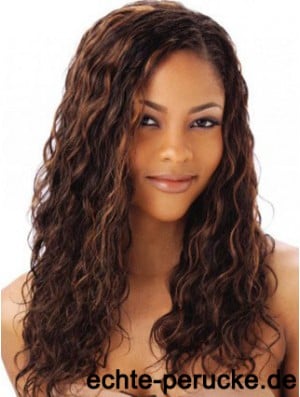 Human Hair Full Lace Wig Auburn Color Long Length Wavy Style