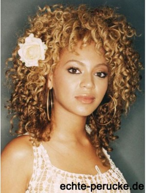 Blonde Short Kinky With Bangs 14 inch Beyonce Wigs