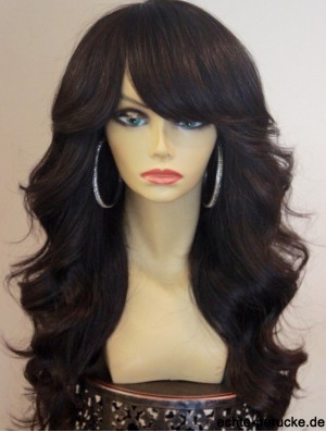 Afroamerikaner Lace Front Perücken mit Pony Lace Front Brown Farbe