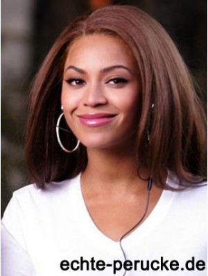 Shoulder Length Straight Without Bangs Lace Front 14 inch Best Beyonce Wigs