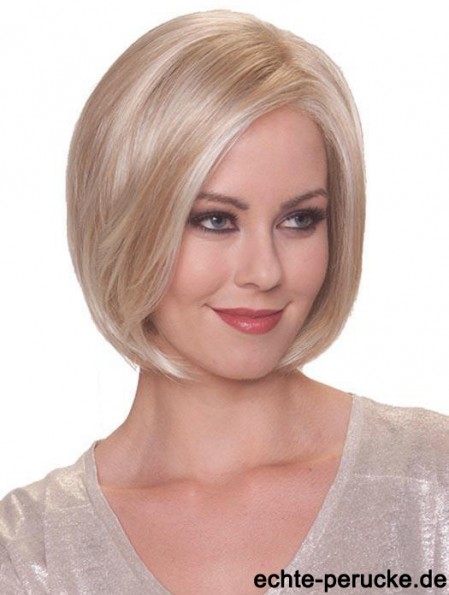 Blonde Online Straight Short Synthetic Bob Perücken