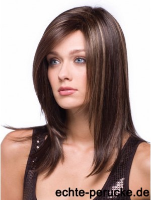 Synthetische Perücken Frauen Mit Capless Straight Style Lange Länge Auburn Farbe