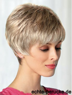 Boycuts Blonde 8  inchBeste kurze Perücken