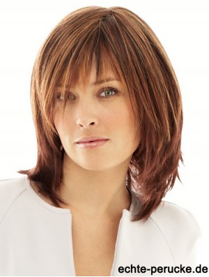 Synthetische Perücken Online UK Mit Monofilament Layered Cut Straight Style