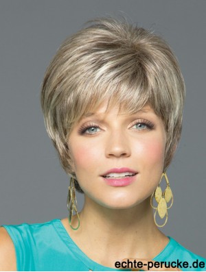 Synthetic Lace Front Wigs For White Women Monofilament Straight Style