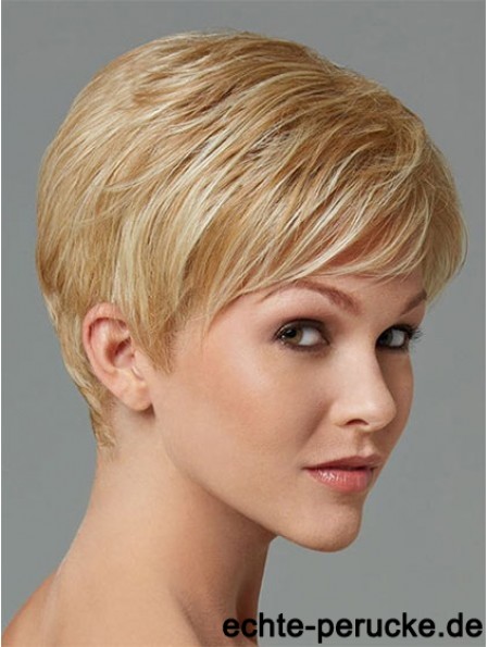 Synthetisches Haar zum Verkauf Boycuts Cropped Length Blonde Farbe