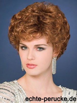 Cropped Curly Capless Layered 6 Zoll Amazing Synthetic Perücken