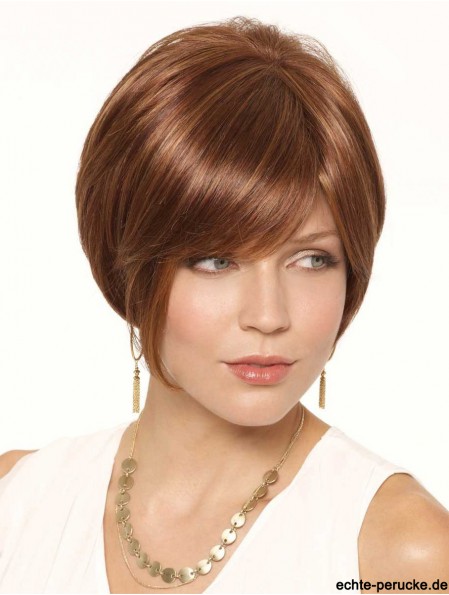 Lace Front Short Straight Auburn Gute Bob Perücken