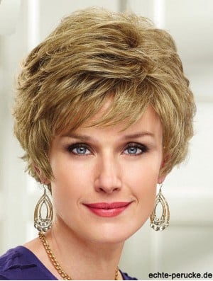 Short Wavy Capless Layered 8 inch New Synthetic Wigs