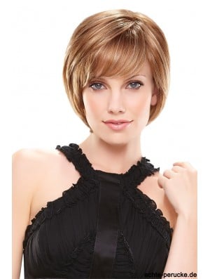 Lace Front Short Straight Brown Best Bob Wigs