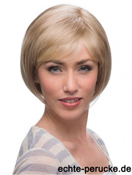 Kinn Länge Blonde Top 10 Zoll Straight Bob Perücken