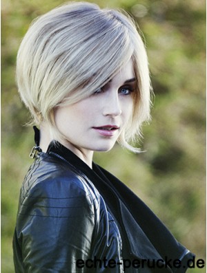 Bobs Blonde Wavy Chin Länge 10  inchBest Medium Perücken