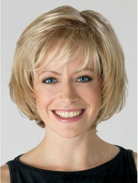 Lace Front Short Straight Blonde Fabelhafte Bob Perücken