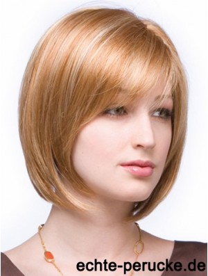 Spitze vorne Kinn Länge gerade Auburn Ideal Bob Perücken