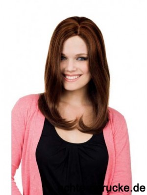 Straight Without Bangs Long Auburn Online Lace Front Wigs