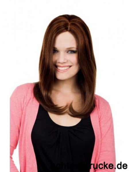 Gerade ohne Pony Lange Auburn Online Lace Front Perücken