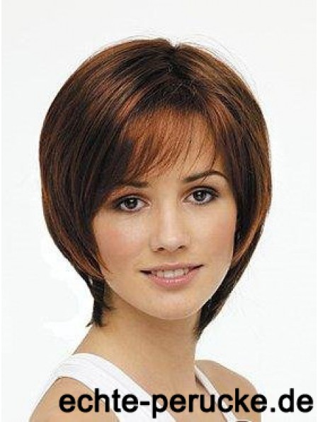 Kinnlänge Auburn Incredible 11  inchStraight Bob Perücken