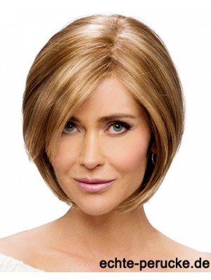 Monofilament Straight Chin Length Synthetic Kaufen Sie die blonde Bob Perücke