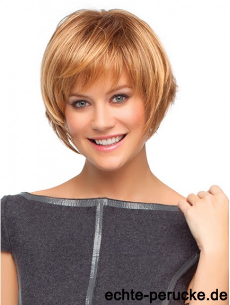 Capless Short Straight Auburn Günstigste Bob Perücken