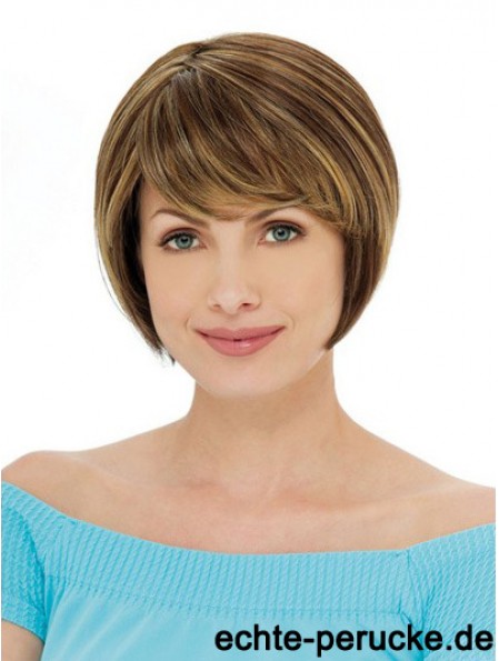 Capless Short Straight Auburn Ideale Bob Perücken