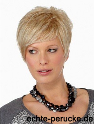 Boycuts Straight Blonde Capless Online Kurze Perücken