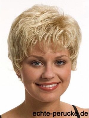 Boycuts Wellige Blonde Capless Beste Kurze Perücken