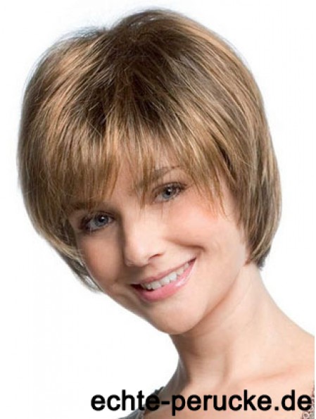 Bobs Straight Blonde Capless freche kurze Perücken