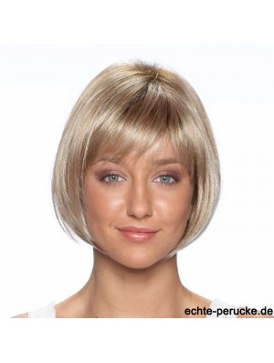 9 Zoll Best Straight Bobs Blonde Kurze Perücken