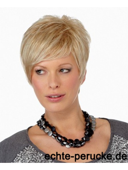 Boycuts Straight Blonde Capless Ideale kurze Perücken