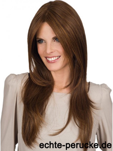 Brown Perücke Long Length Straight Style mit Capless Synthetic