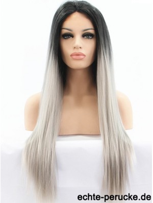 Bestes glattes menschliches Haar für schwarze Frauen Ombre / 2 Color Long Length