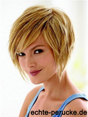Bob Perücke Mit Pony Mit Capless Straight Style Chin Länge