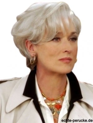 Wigs Cheap With Capless Wavy Style Grey Cut