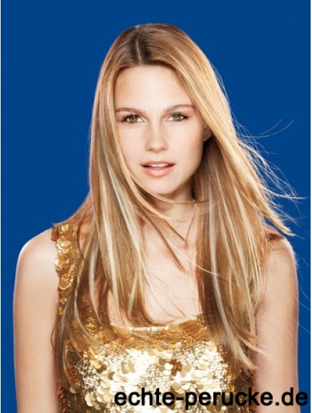 Straight Remy Echthaar Brown Top Weft Extensions